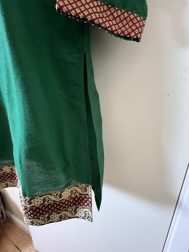AS IS Dreamz Kurti Kurtha Tunic Dress Top SZ L Embellished - Picture 9 of 11