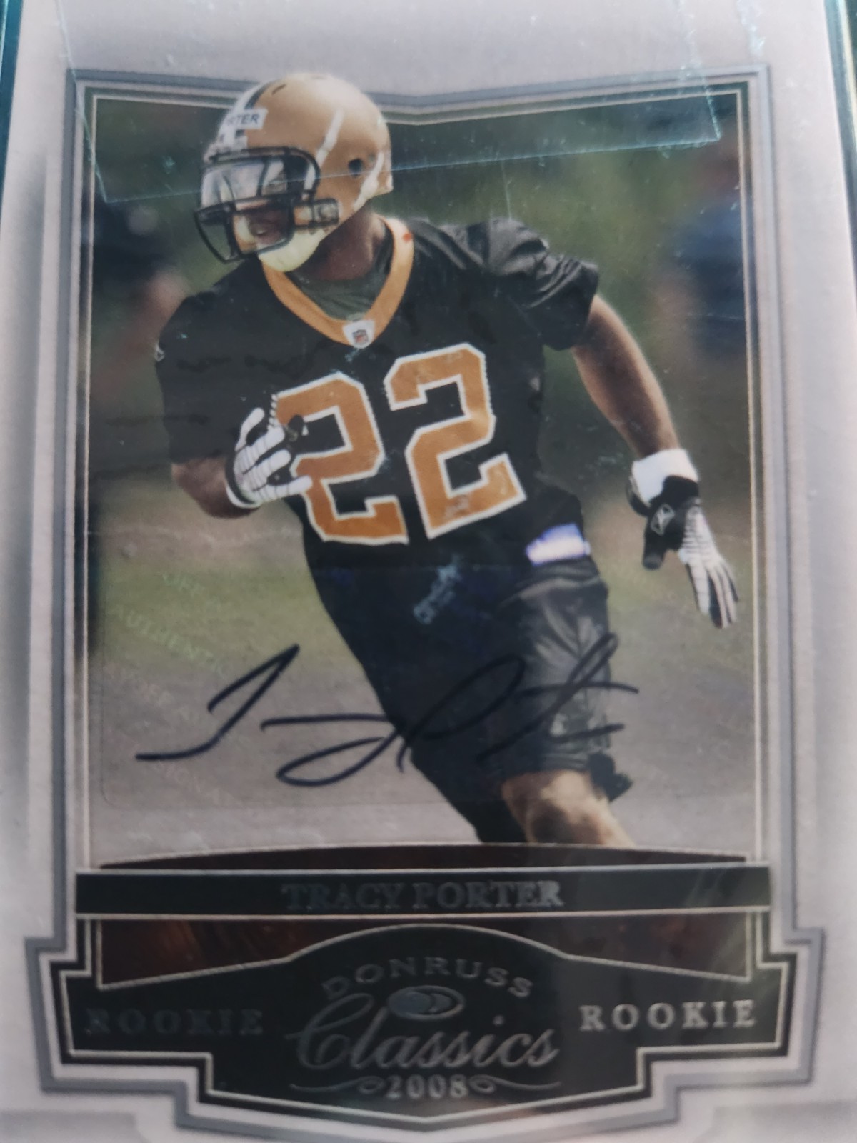 Tracy Porter Donruss Classics #152 Autograph
