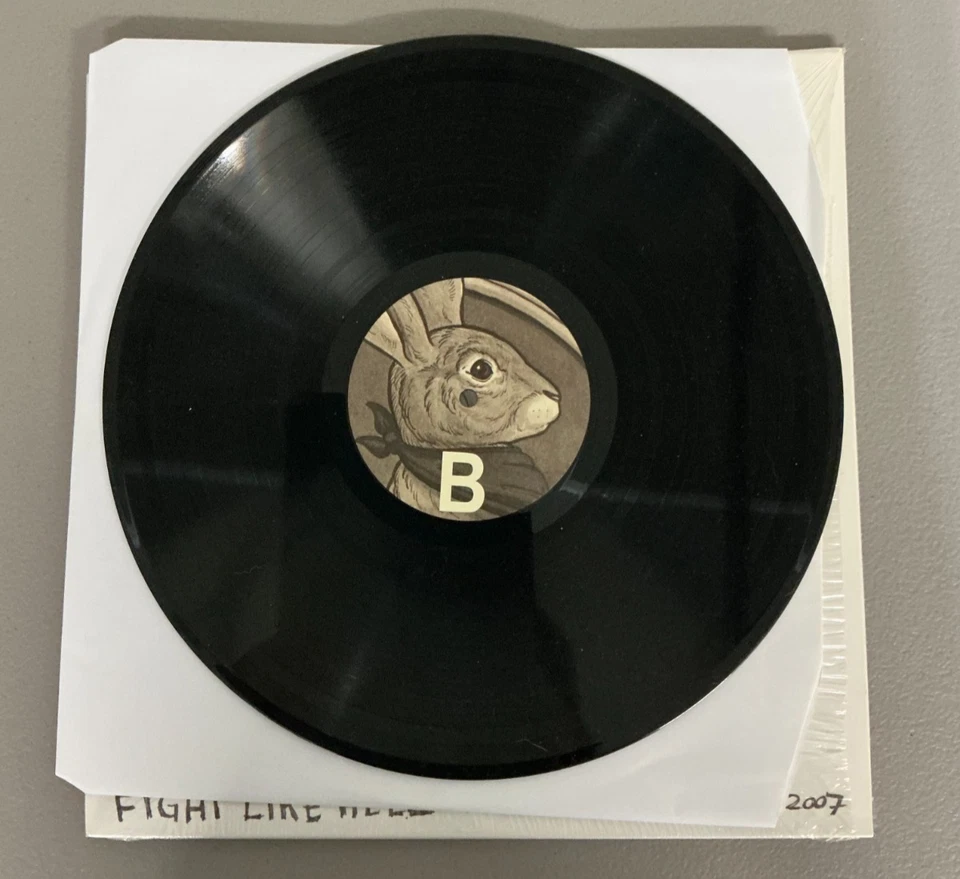 1st Press Johnny Hobo And The Freight Trains Fight Like Hell Vinyl Record LP - Image 4 of 4