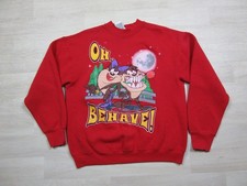Looney Tunes Taz  She Devil Tasmanian Devil Vintage Sweatshirt L Oh Behave 