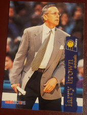 1995 NBA Hoops #180 Larry Brown Coach Indiana Pacers       ***40% off 2 0or More