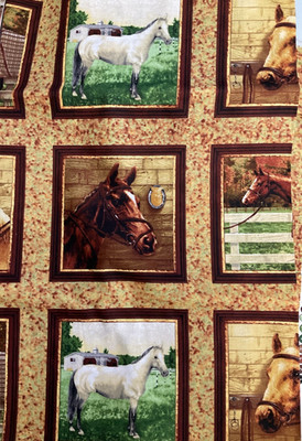 GIORDANO STUDIOS - 5''x5'' HORSE BLOCKS - 1 YARD