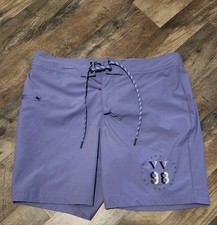 Vineyard Vines Performance Men Swim Trunks Sz 32 Light Purple Logo Board Shorts
