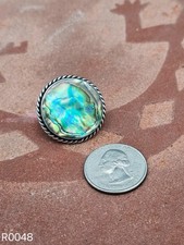 Ring Vintage Sterling Silver with Abalone