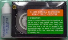 VHS-C Video Head Cleaner with Cleaning Fluid VP-202 CL175 PM63010 44-1231