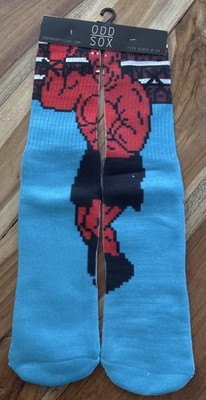 Odd Sox Mike Tyson Boxing Video Game Socks Fits Sizes 6-13