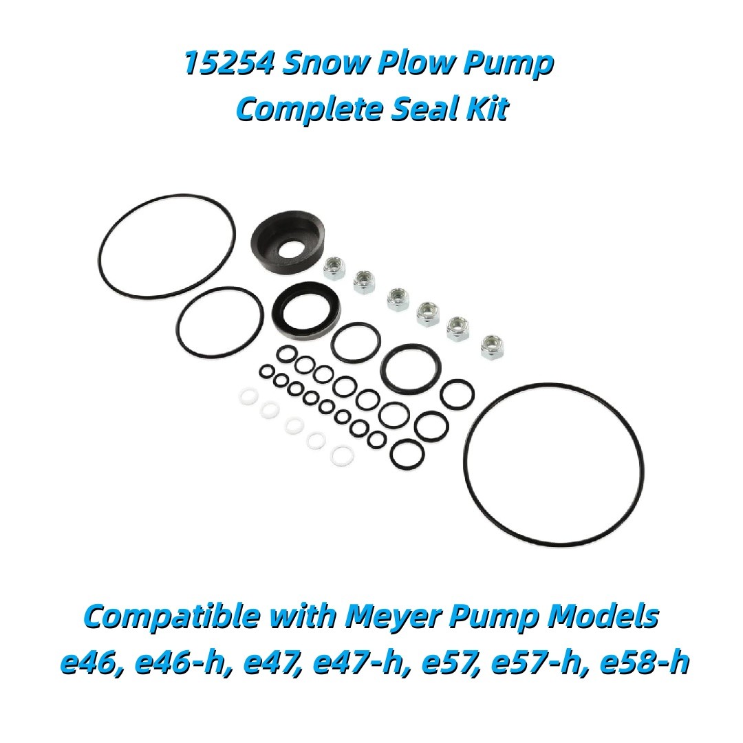 15254 Snow Plow Pump Seal Kit Fits Meyer Pump E46,E46-H,E47,E47-H,E57,E58,E58-H