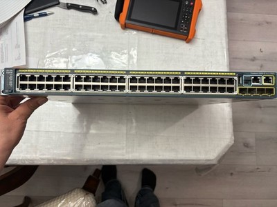 Cisco Catalyst WS-C2960S-48FPS-L 48P 1GbE PoE 4P SFP PoE+ Switch