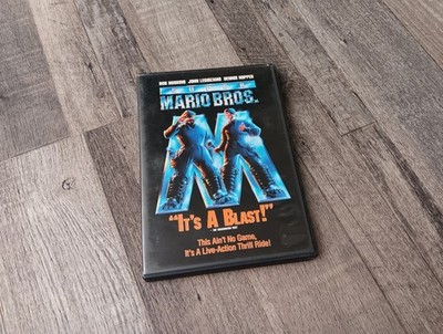 Super Mario Brothers DVD, 1993 Bob Hoskins, Dennis Hopper Live Action Movie