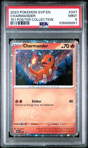 Charmander - 047 (Cosmos Holo) 047 Sv: Scarlet & Violet Promo Cards Holo PSA 9