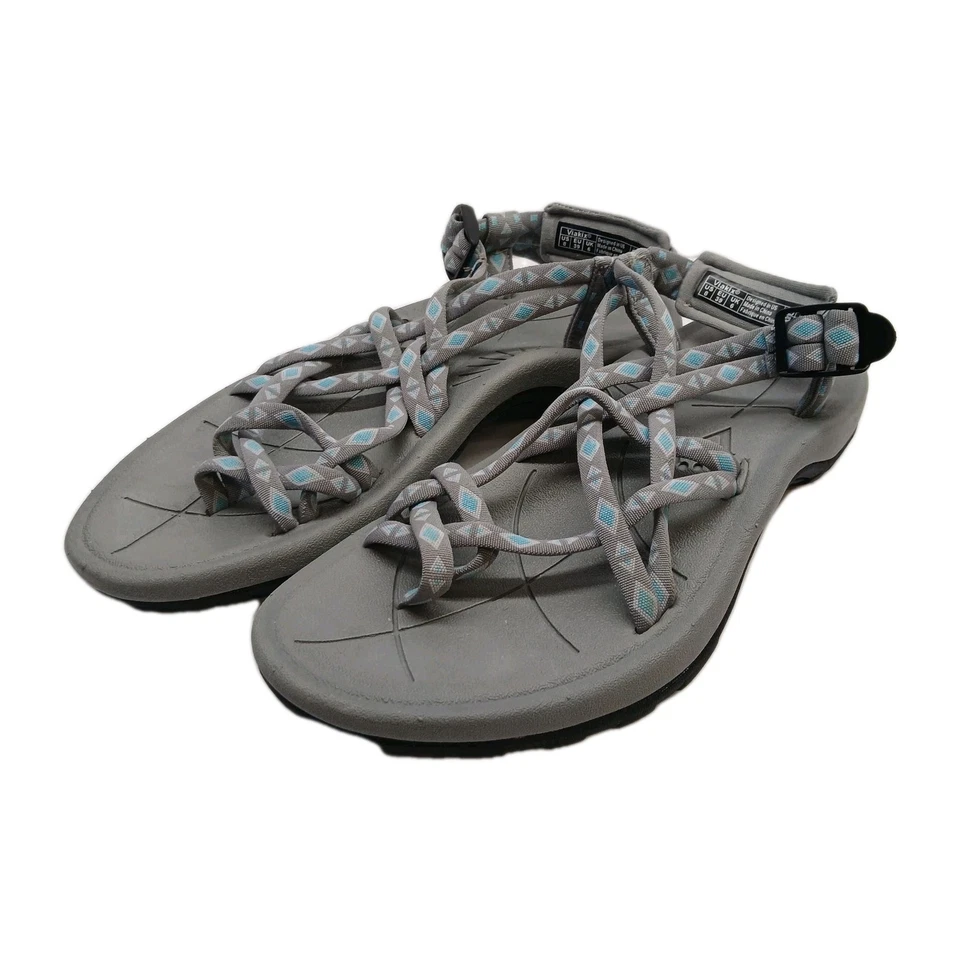 Viakix Walking Hiking Adjustable Sandals Gray Blue Women's Size 8 - Image 2 of 4