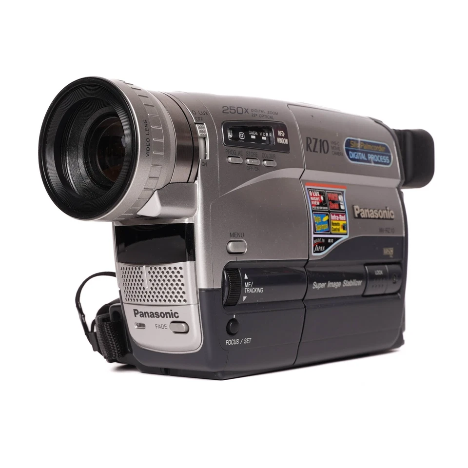 Panasonic NV-RZ10 VHS-C PAL Camcorder - Silver - FULLY FUNCTIONAL - Image 2 of 4