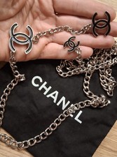 ✨ Chanel CC Chain Belt – Silberfarbene Kette | Exzellenter Vintage-Zustand