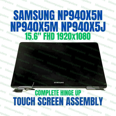 Complete KIT Samsung Notebook 9 Pro NP940X5N-X01US 15'' Touch Screen Assembly