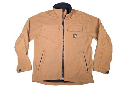 Carhartt Brown Men s Work Jacket RN#14806 J176 BRN Size - MEDIUM