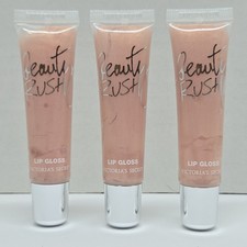 X3 Victoria's Secret Beauty Rush Lip Gloss Slice of Heaven Liquid 0.46 oz READ D