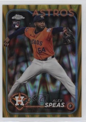 2024 Topps Chrome Update Gold RayWave Refractor 23/50 Alex Speas Rookie RC 0ft3