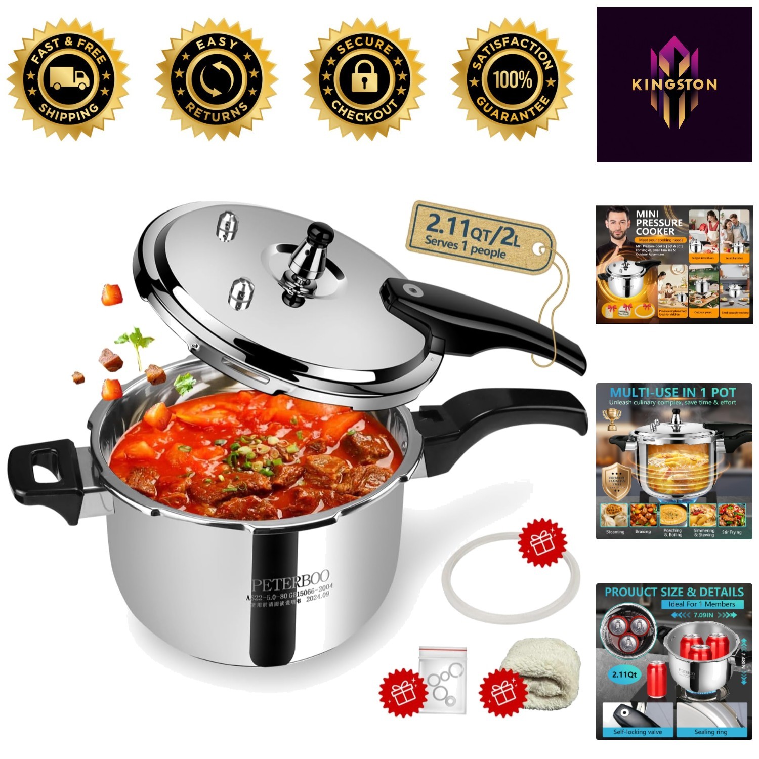 - Fast Cooking & Safety Assured