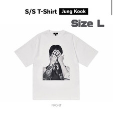 BTS ARIRANG World Tour Jungkook White T-Shirt Size L Official Merch NEW Japan