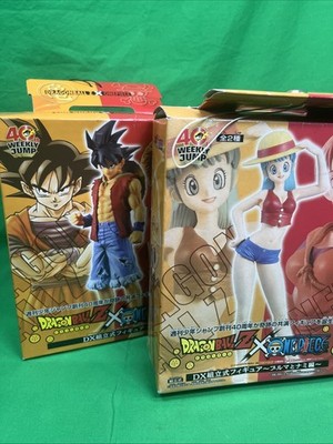 Dragon Ball Z × One Piece 40th DX Figure Nami Bulma Luffy Goku All
