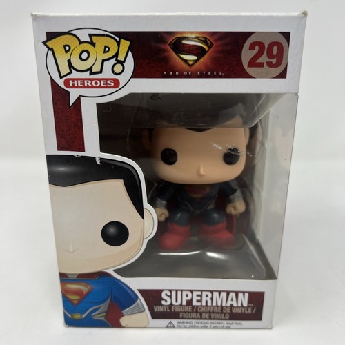 Funko Pop! DC Comics Superman Man of Steel 29 DMG'd Box