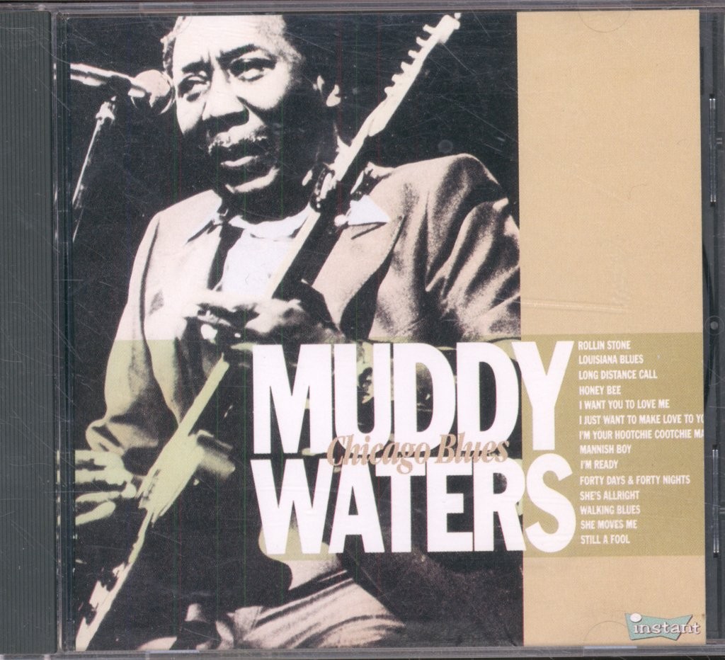 Muddy Waters Chicago Blues CD UK Instant 1989 CDINS5003