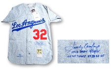 Sandy Koufax Autographed Jersey Dodgers 