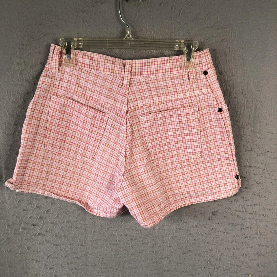Pantalones Cortos No Boundaries Mujer 9/10 Cuadros Tiro Alto Informales Años 90 Y2K Estilo Vintage Foto 2 de 4