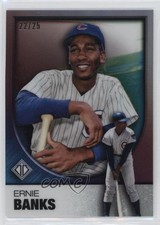 2023 Transcendent Collection Icons Chrome Image Variation 22/25 Ernie Banks 12kh