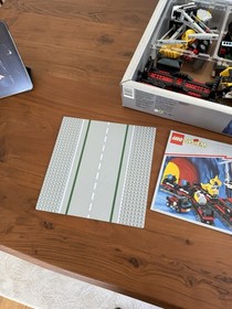 LEGO 9V Set 4565 Freight and Crane Railway & 4558 Transformer inc box, instructions.