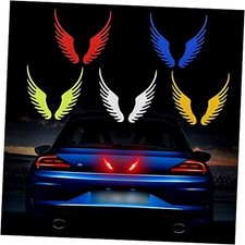 5 Pair Reflective Angel Wings Stickers for Car Safety Warning High-Intensity
