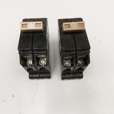 Cutler Hammer 40A 2 Pole Circuit Breaker 120/240V Lot Of 2