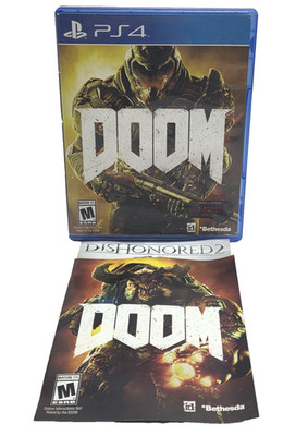 Doom - Sony PlayStation 4 PS4 - Bethesda CIB Complete - VGC