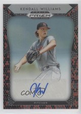 2019 Panini Prizm Draft Picks Red & Black Snakeskin Kendall Williams Auto 0j2z