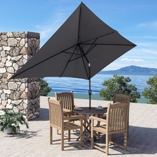 3*2M Garden Parasol Large Sun Shade Canopy Patio Outdoor Umbrella Crank Tilt
