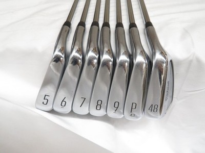Used Titleist T200 Iron Set 5-PW, 48* AMT Black R300 Regular Flex