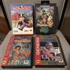 Lot of 4 Genesis Games In Box Complete In Very Good Condition