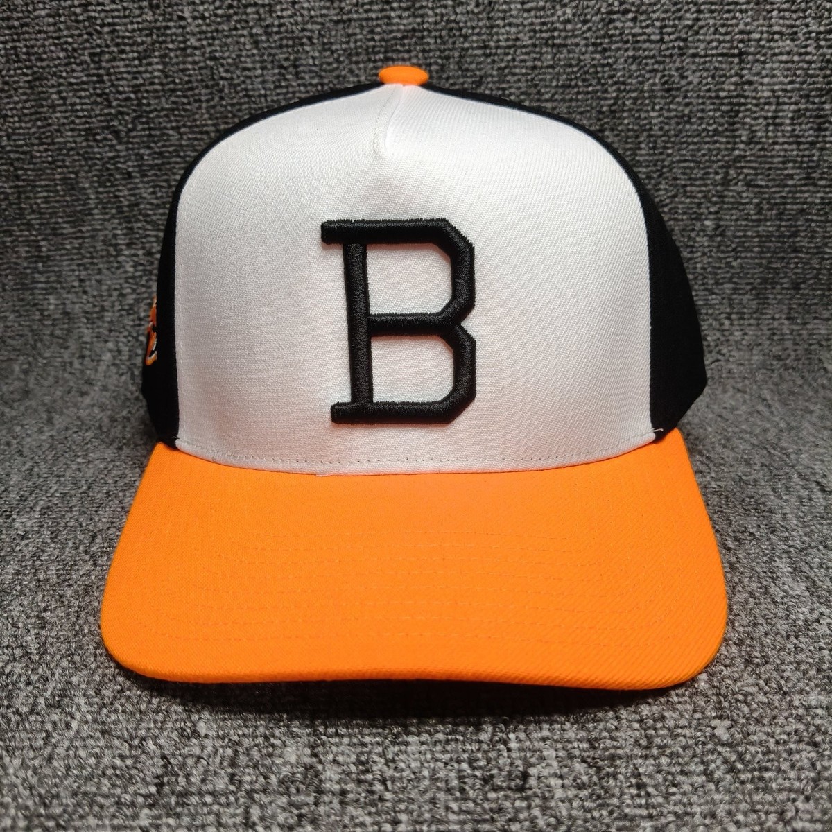 Mitchell & Ness Baltimore Orioles MLB Snapback Hat B Logo Mascot Patch