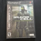 Ubi Soft Tom Clancy's Splinter Cell PS2 Action Adventure 2003 T Manual