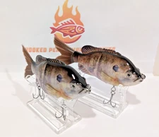 HPF 120 Jointed Sinking Sunfish Glide Bait Fishing Lure BLUEGILL 2 pk FREE SHIP
