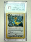 Pokemon Dark Dragonite Holo 5/82 2000 Team Rocket Unlimited CGC 7.5 Near Mint +