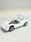 Chaparral 2G White Enamel 1968 1969 Redline Hot Wheels Mattel Vintage RL USA