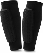 Honeycomb Shin Guard Sleeves for Soccer and Sports