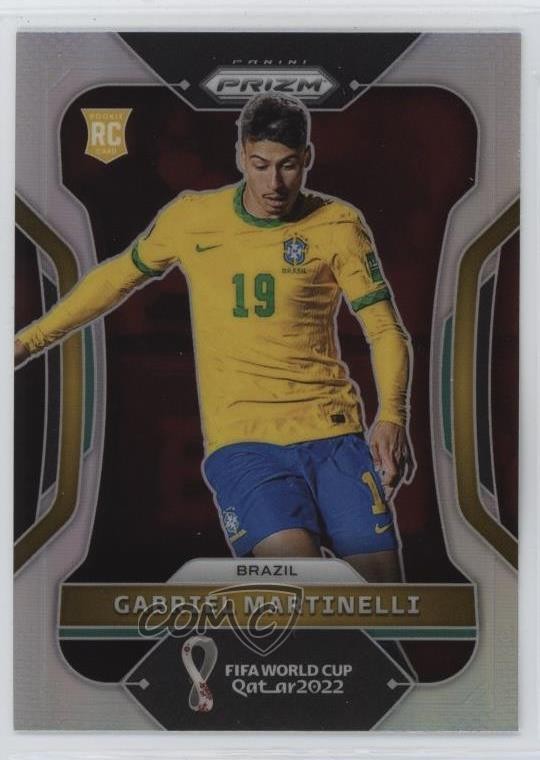 2022 Panini Prizm World Cup Qatar Silver Prizm Gabriel Martinelli #29 10qe