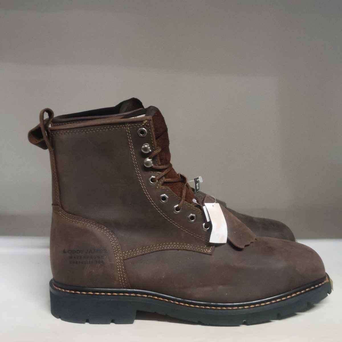 Cody James Mustang Comp Toe Work Boot Brown Men display picture 1