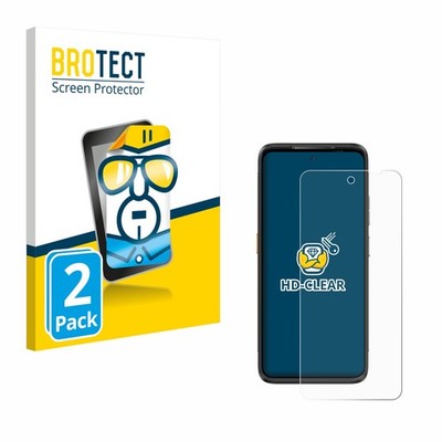 2x Display Schutz Folie für Ulefone Armor 23 Ultra Zubehör Transparent