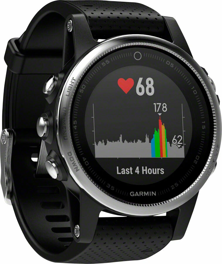 Garmin Fenix 5S Multisport GPS Watch Silver/Black - Image 2 of 4