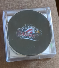 Michael Misa Goal #6 Puck OHL Saginaw Spirit 2024-25 Season Team COA Sharks #2