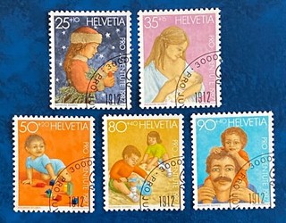 SCHWEIZ 1987 Mi Nr. 1359 1363 gestempelt