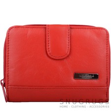 Ladies / Womens RFID Protected Leather Money / Coin / Credit Card Holder / Purse